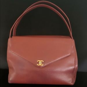 CHANELCAVIAR LEATHER CLASSIC SHOULDER BAG 1999
